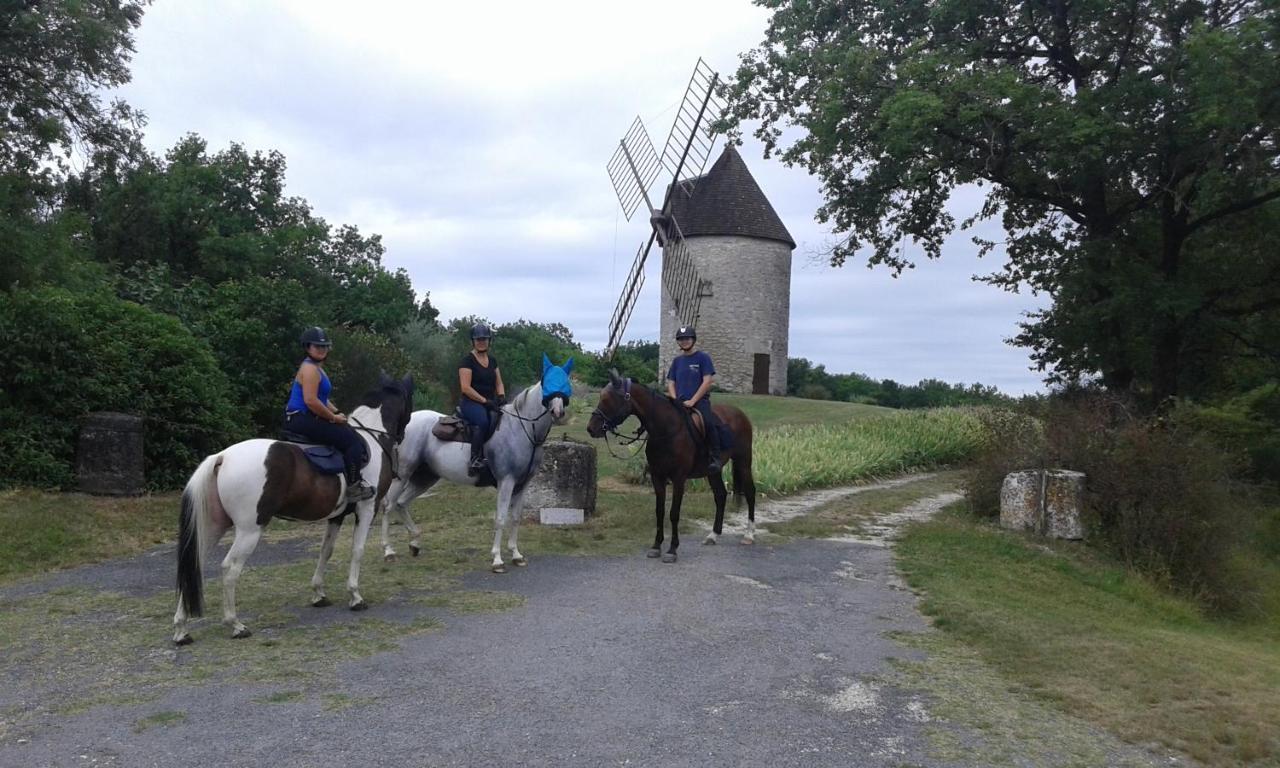 Вилла Ferme Equestre Des Abrons Pailloles Экстерьер фото